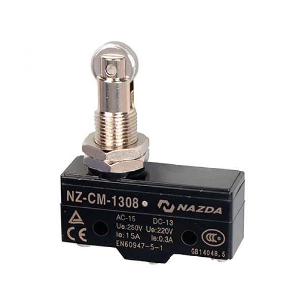 Micro Fim De Curso Nazda NZ-CM-1308 Pistão Com Roldana