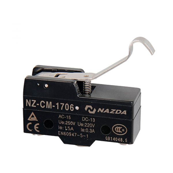 Micro Fim De Curso Nazda NZ-CM-1706 Haste Curva