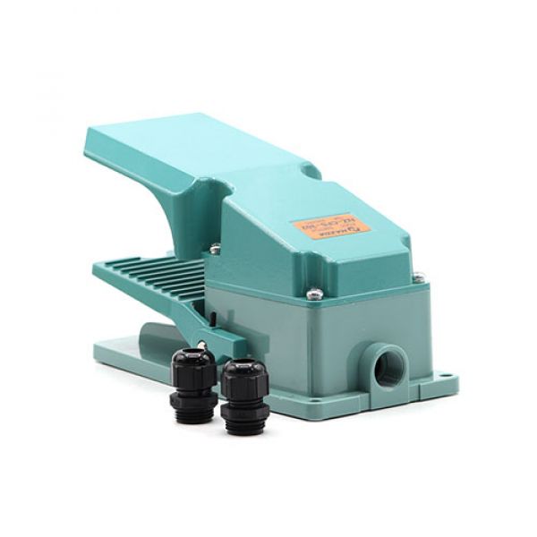 Pedal Com Proteção Nazda NZ-CFS-302 15A 250VCA 1NA+1NC Alumínio