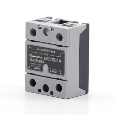 Relé Estado Sólido Nazda NZ-CSRE-60DA 60A Controle 4~32V Saída 24~380V