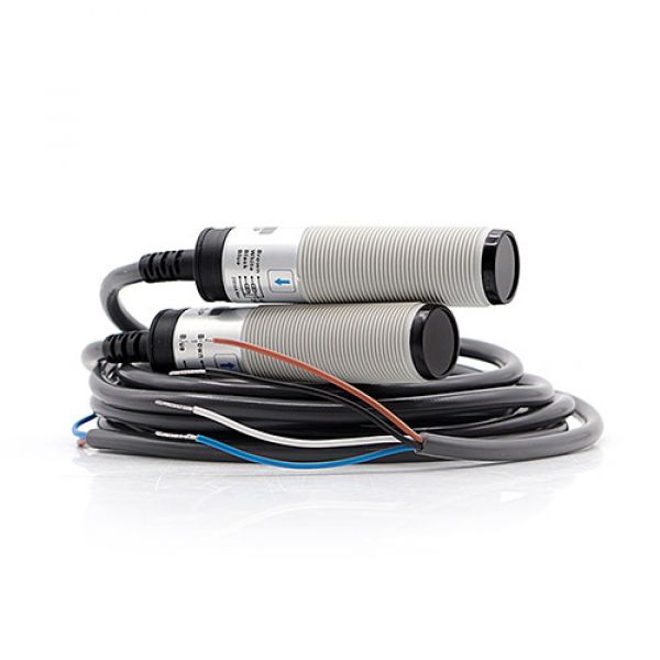 Sensor Fotoelétrico Nazda NZ-CGY18E-T5PC 18mm² Distância Sensora 5m Barreira Cabo PNP NO+NC