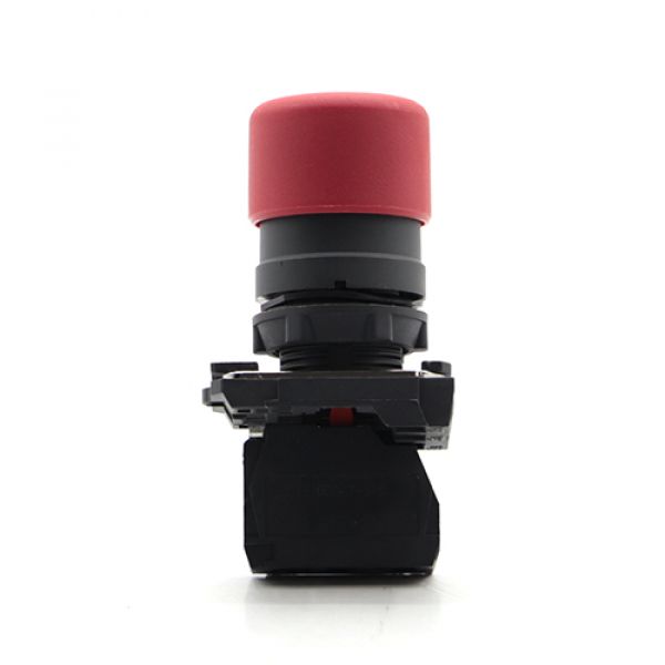 Botão Pulso Nazda 30mm NC Cogumelo Vermelho