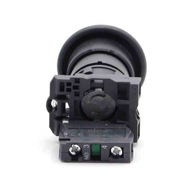 Botão Pulso Nazda 40mm NO Cogumelo Preto