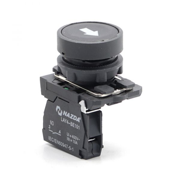 Botão Pulso Nazda No Com Símbolo Preto