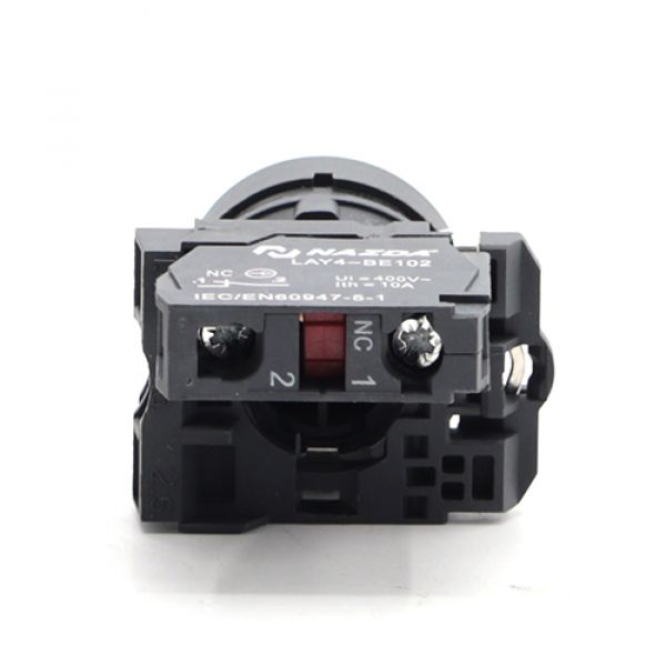 Botão Pulso Nazda Nc Com Símbolo Vermelho