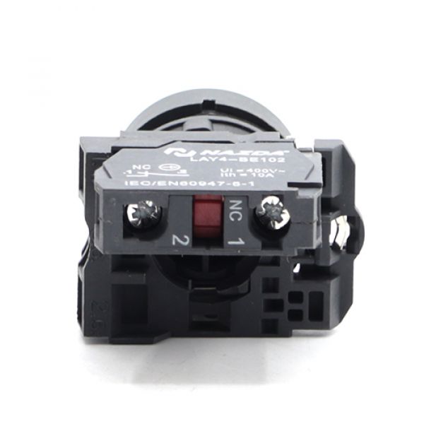 Botão Pulso Nazda Stop Nc Vermelho