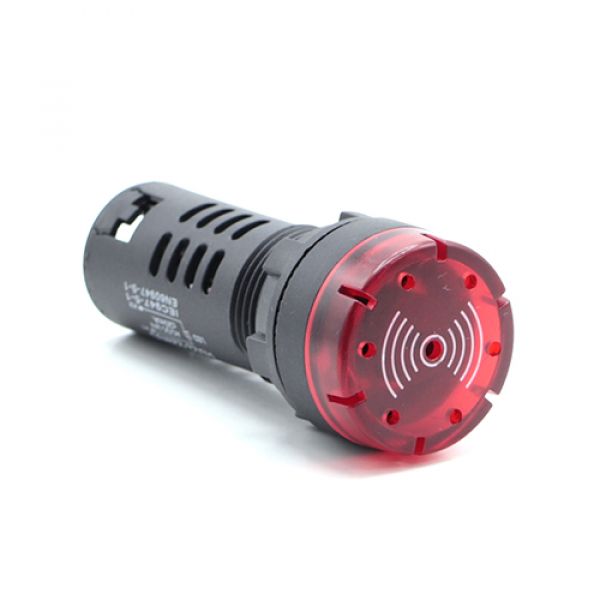 Sinalizador Sonoro Nazda 24V Vermelho