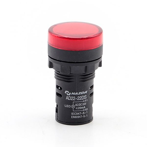 Sinalizador Nazda LED 24V Vermelho