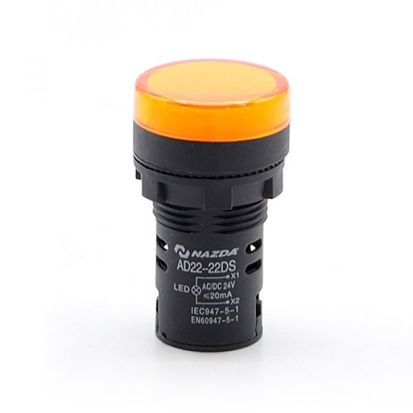 Sinalizador Nazda LED 24V Amarelo