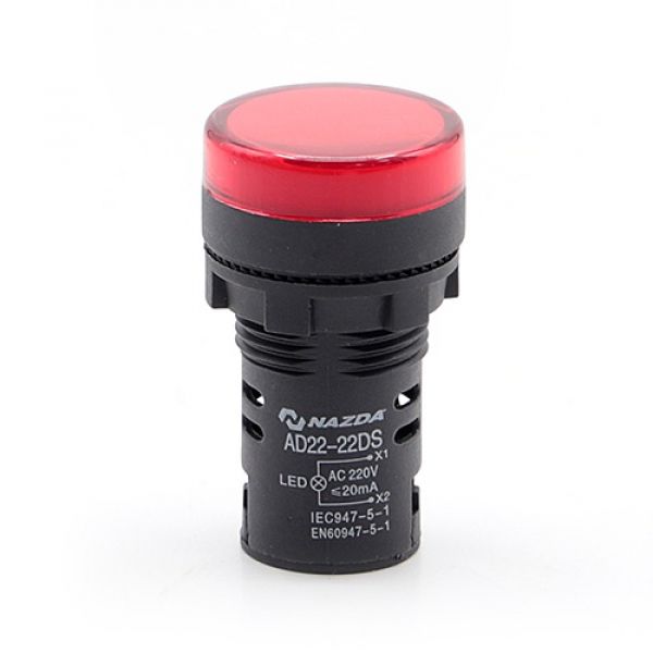 Sinalizador Nazda LED 220V Vermelho