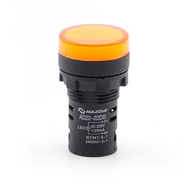 Sinalizador Nazda LED 220V Amarelo