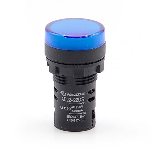 Sinalizador Nazda LED 220V Azul