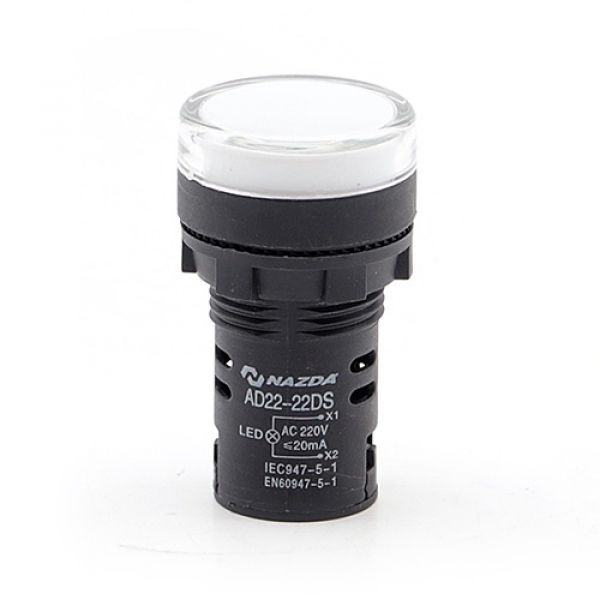 Sinalizador Nazda LED 220V Branco