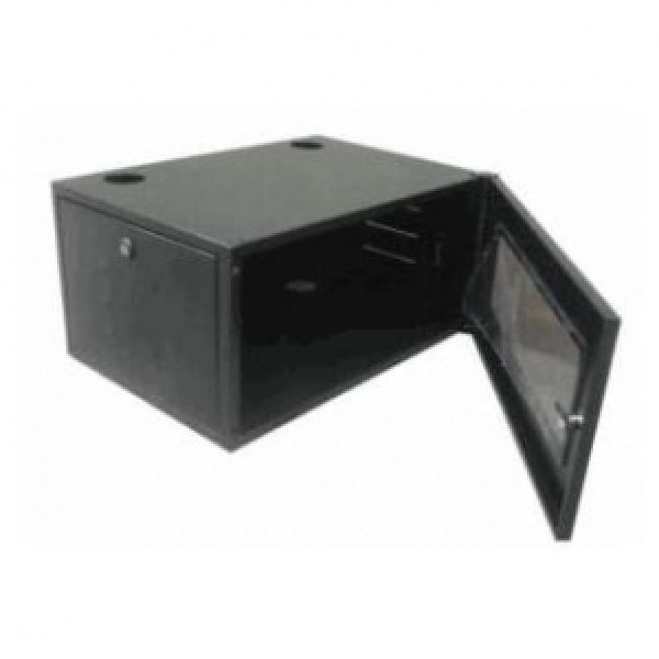 Rack Mini 19 Nazda 04U x 450mm Para Parede Preto