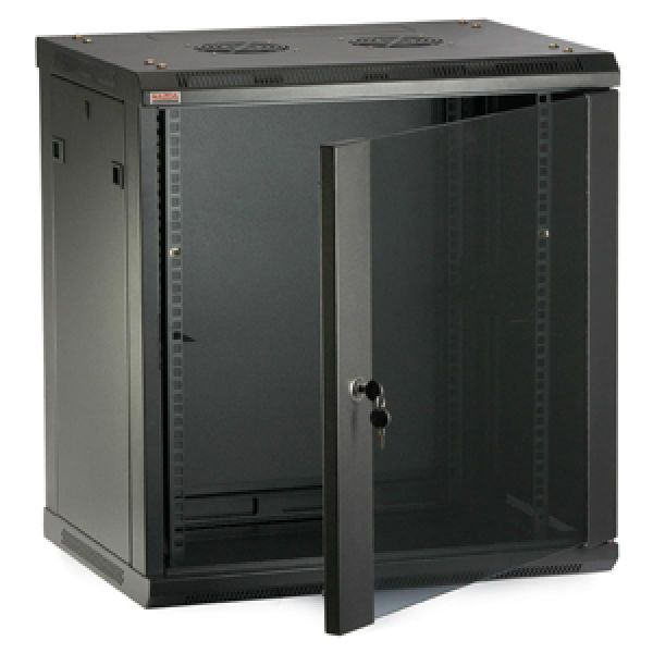 Rack Mini 19 Nazda 16U X 600mm Para Parede Preto