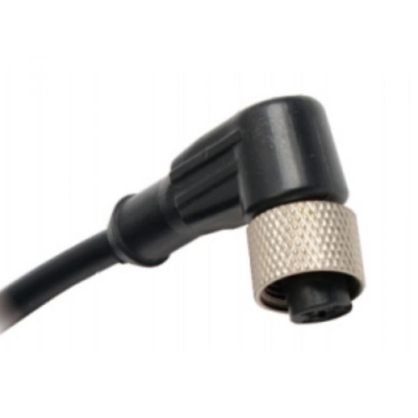 Cabo Com Conector Nazda M12 Plug Curvo 2 Metros Para Sensor