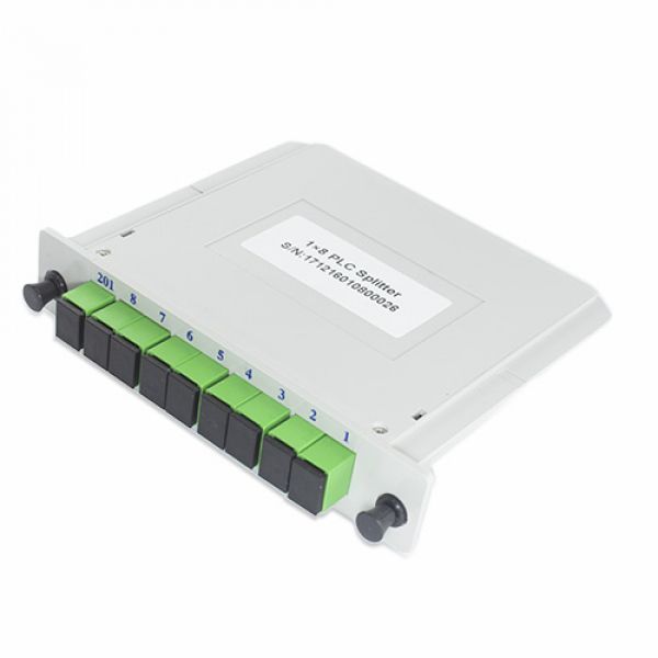 Cassete Splitter Óptico Nazda 1x8 Conector SC/APC