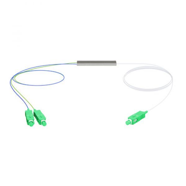 Splitter Óptico Nazda 1x2 Conector SC/APC