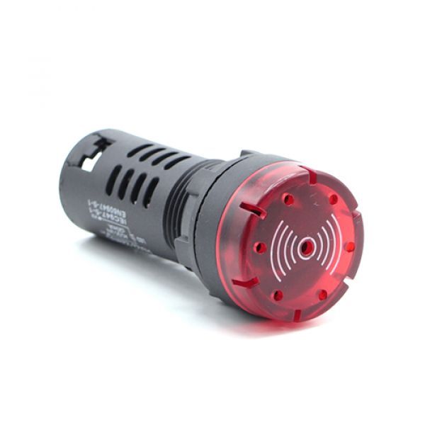 Sinalizador Sonoro Nazda 24V Vermelho