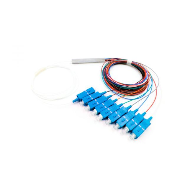 Splitter Óptico Nazda 1x8 Conector SC/UPC