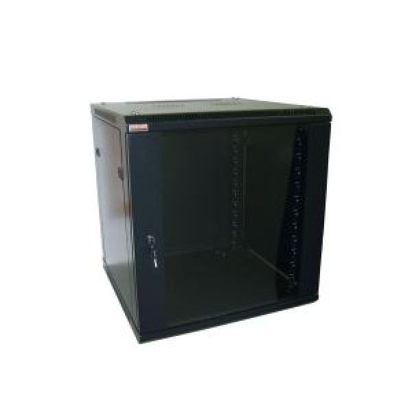 Rack Mini 19 Nazda 12U X 450mm Para Parede Preto