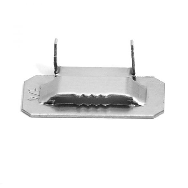 Fecho De Aço Nz Inox 439 Dentado 3/4 Laminado A Frio Para Cinta Poste