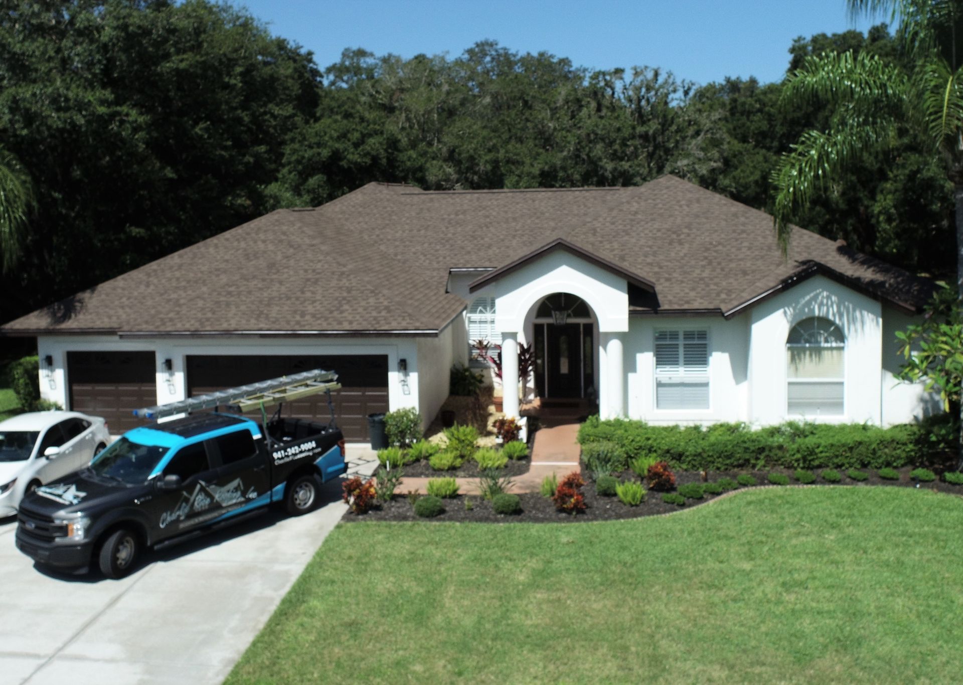 Roof Line of a House with Gabels — Lakewood Ranch, FL — Charlie Rice Roofing, Inc.