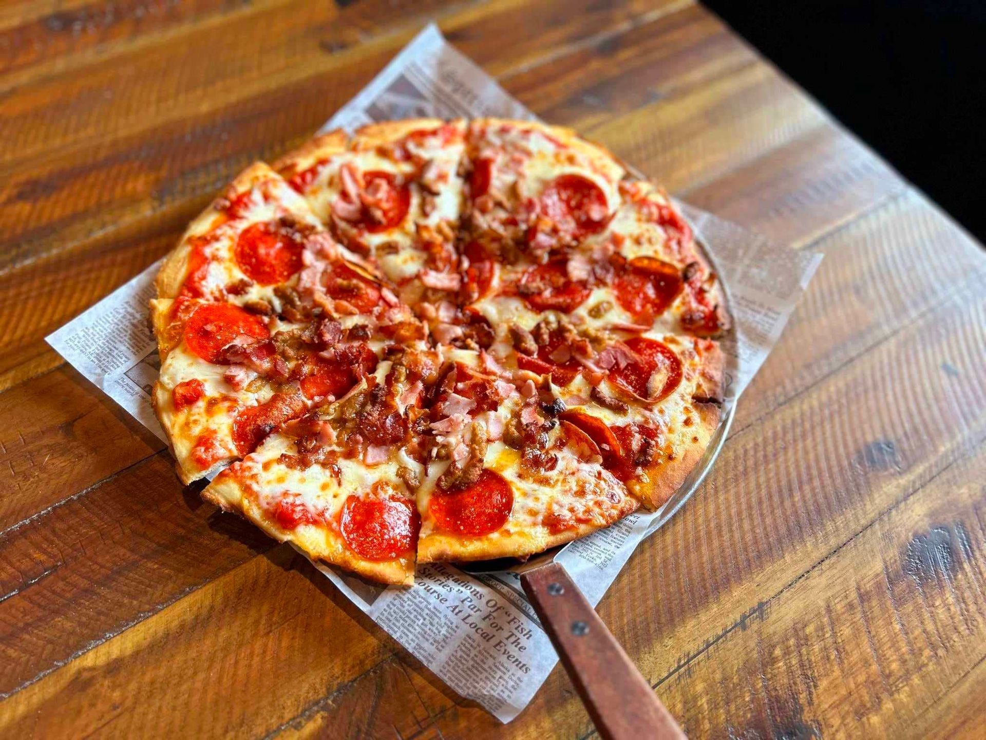meat lovers pizza