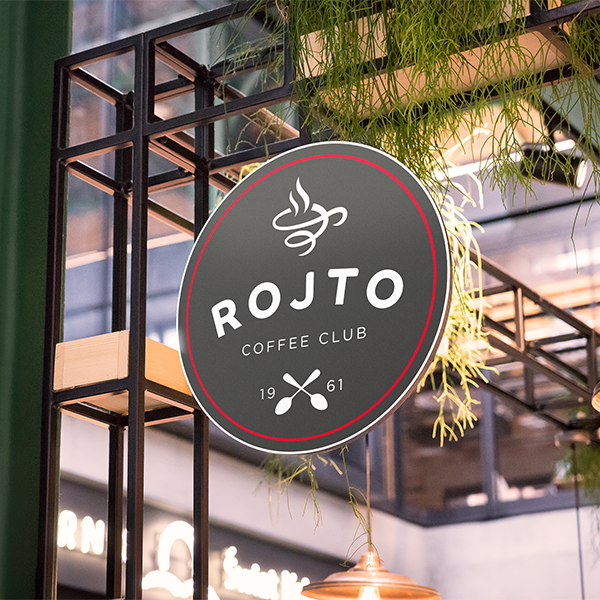 Insegna Rojto Coffee Club