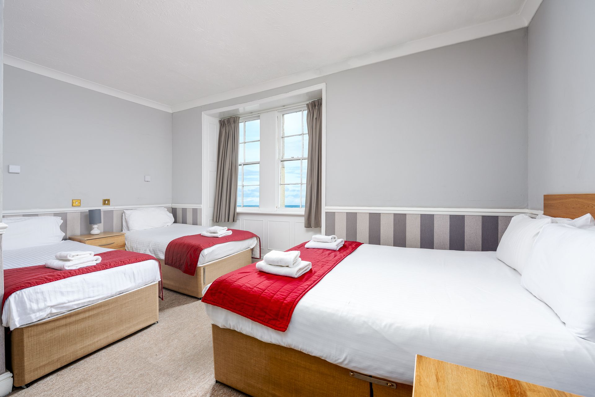 Family Room with Seaview at the Hotel Prince Regent in Weymouth