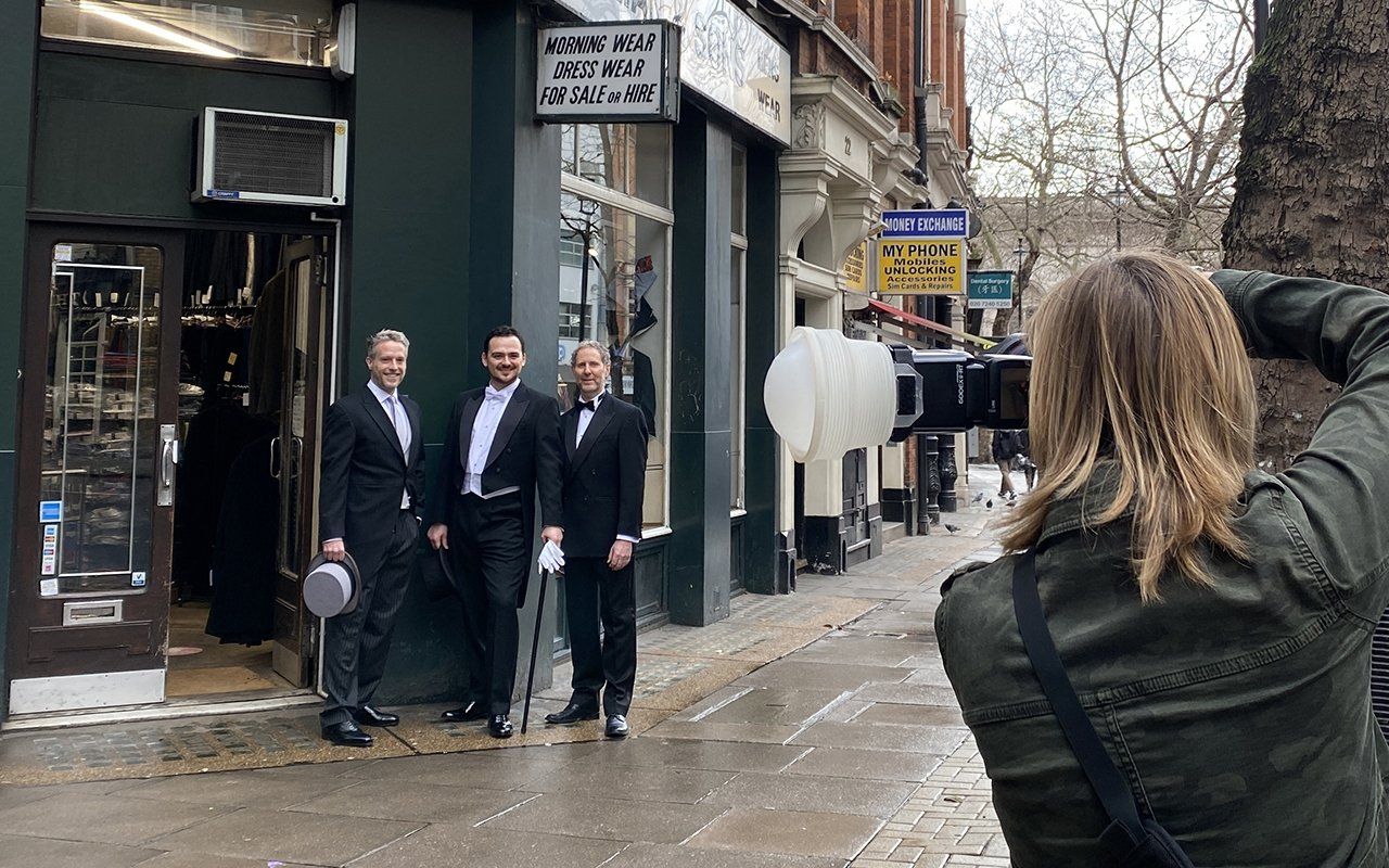 Commercial photographer berkshire, menswear shoot