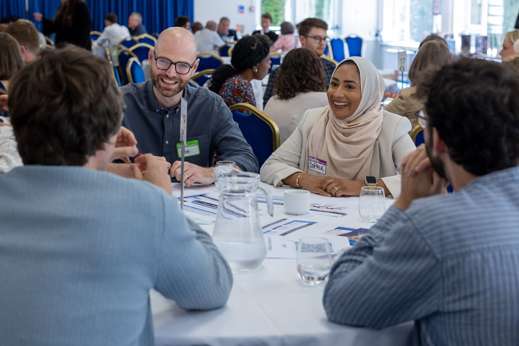 Professional Event Photography Reading, round table discussion at corporate event