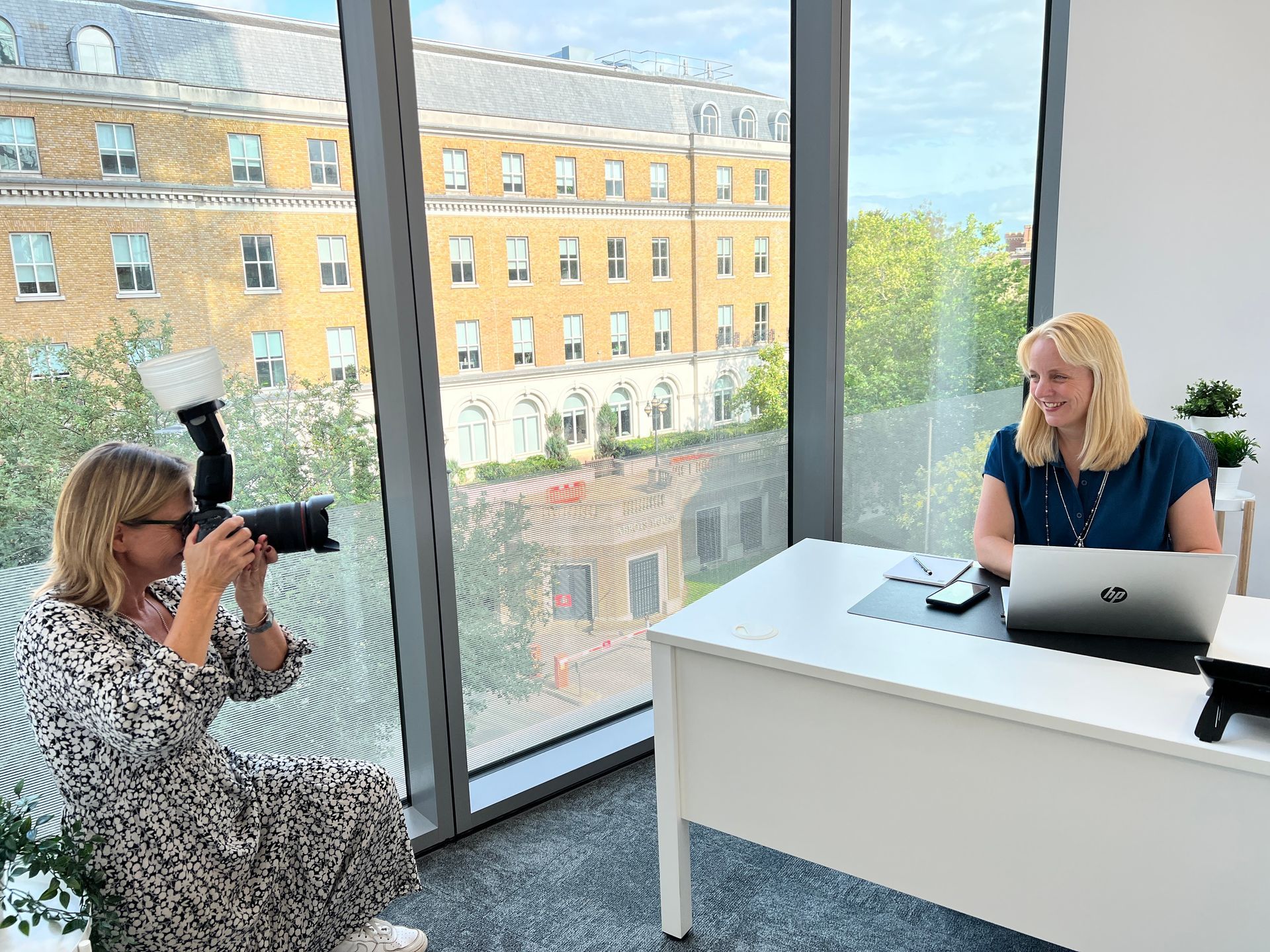 headshot photographer Reading, female headshot being taken