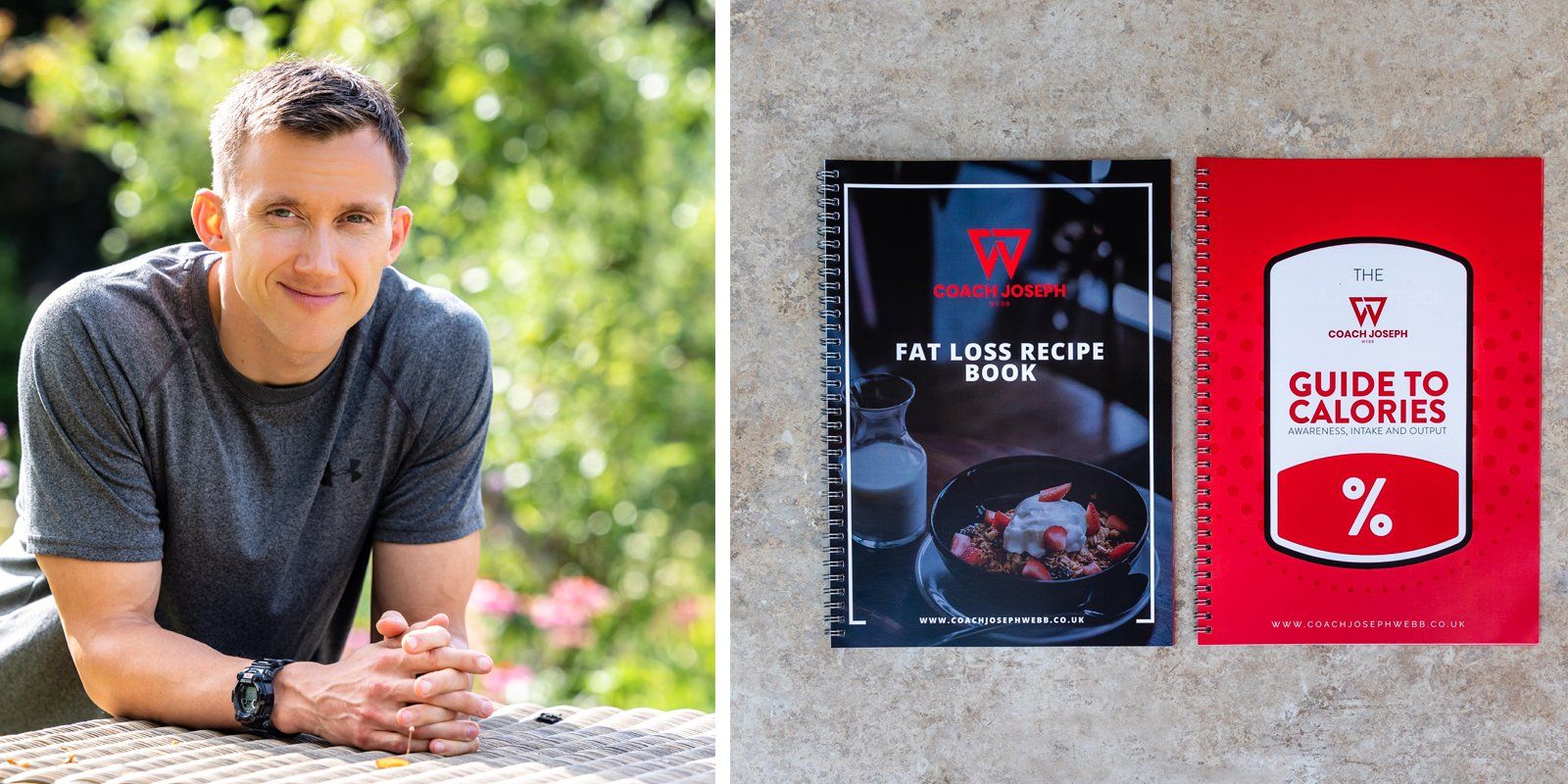 professional photographer reading personal nutrition coach