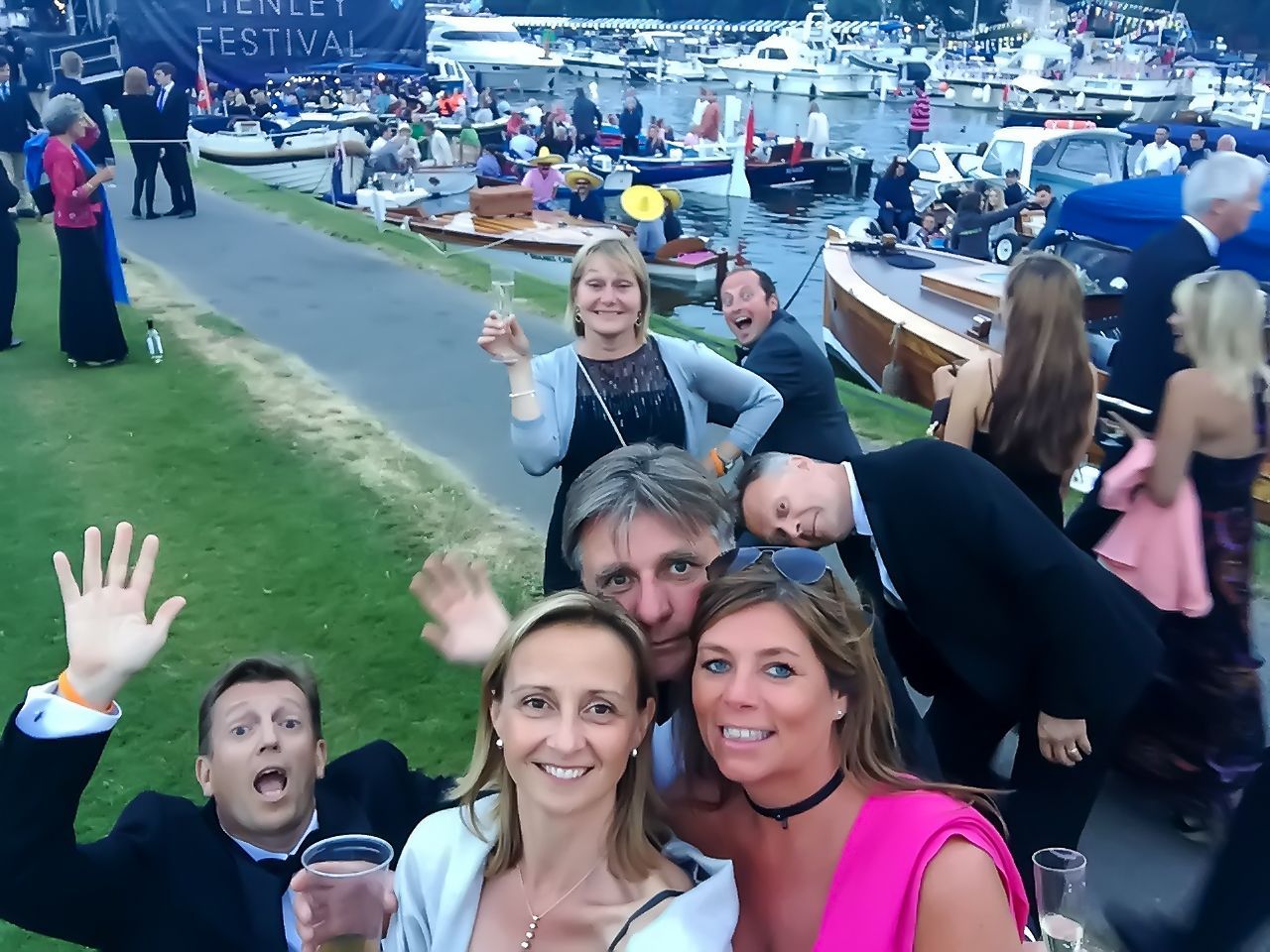 professional photography berkshire, henley festival group shot