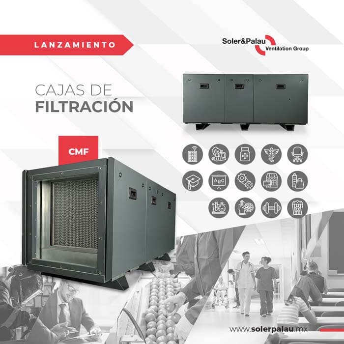 VENTILACIÓN Y REPRESENTACIONES INDUSTRIALES - Cajas Filtración