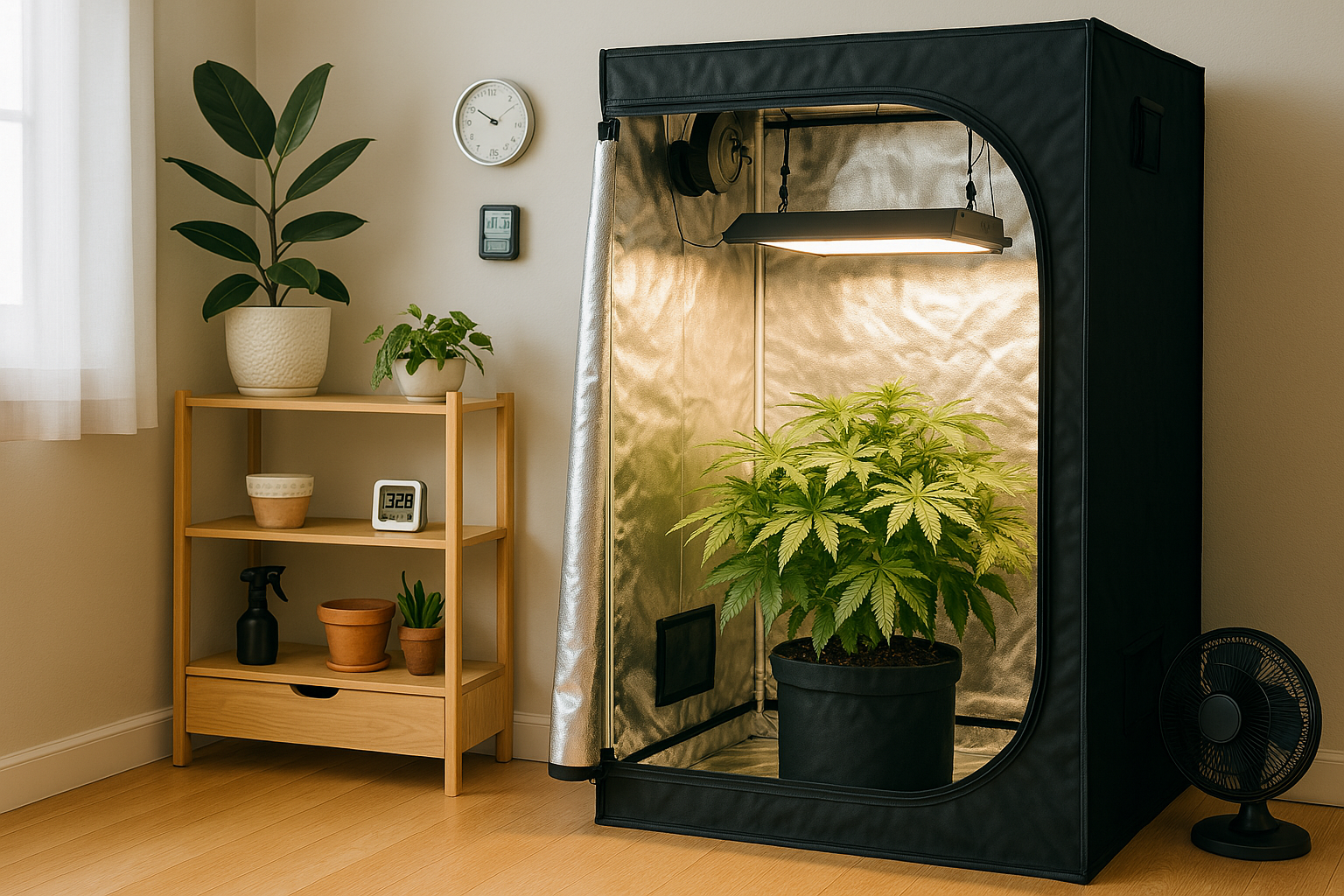 Setup grow box completo per coltivazione indoor – guida Dottor Bud