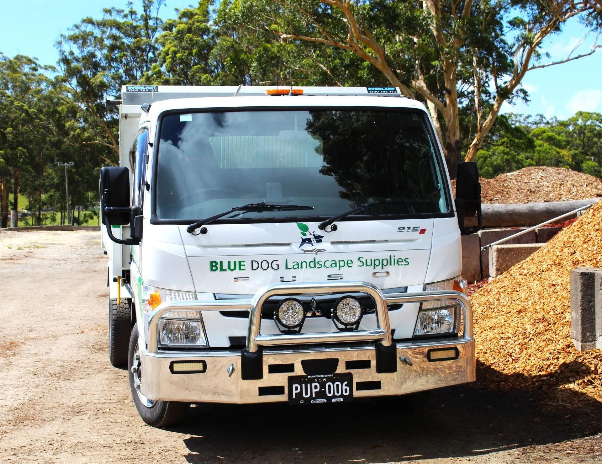 White Truck With