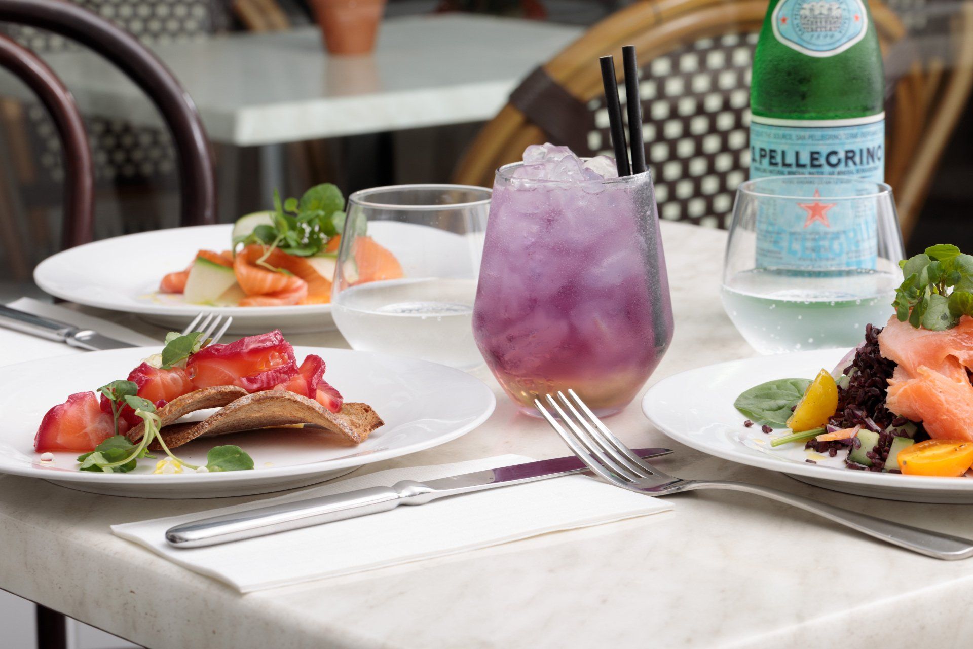 pink mocktail