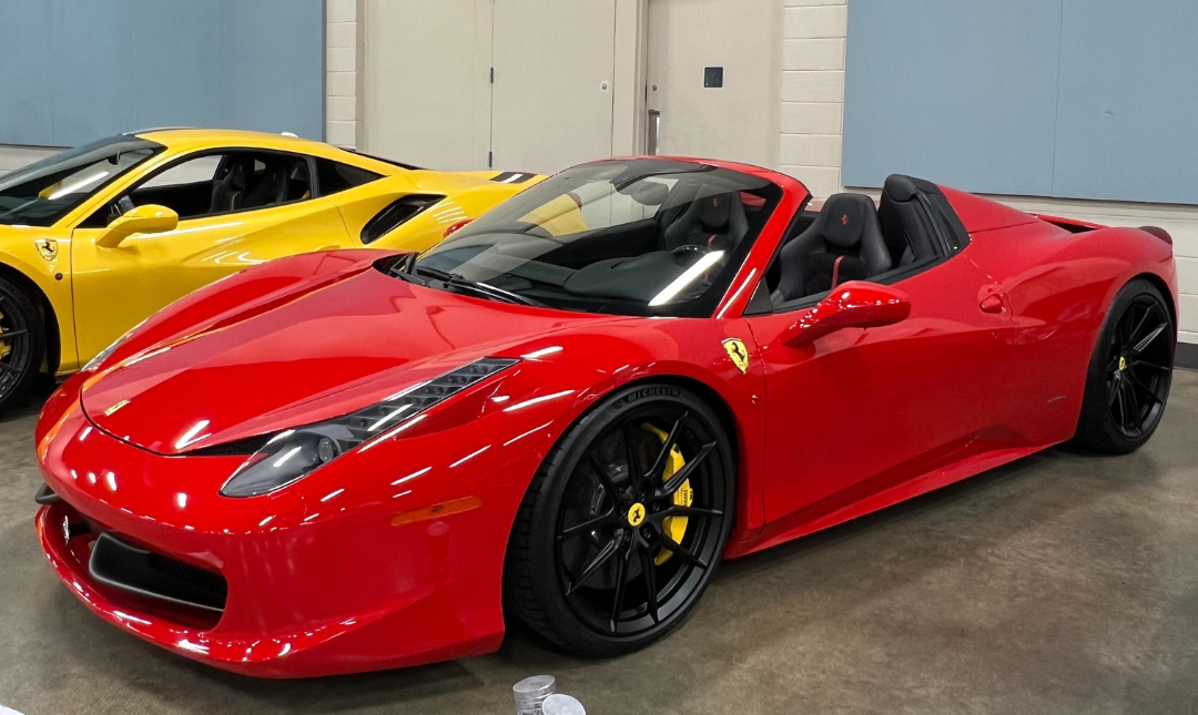 Red sports car