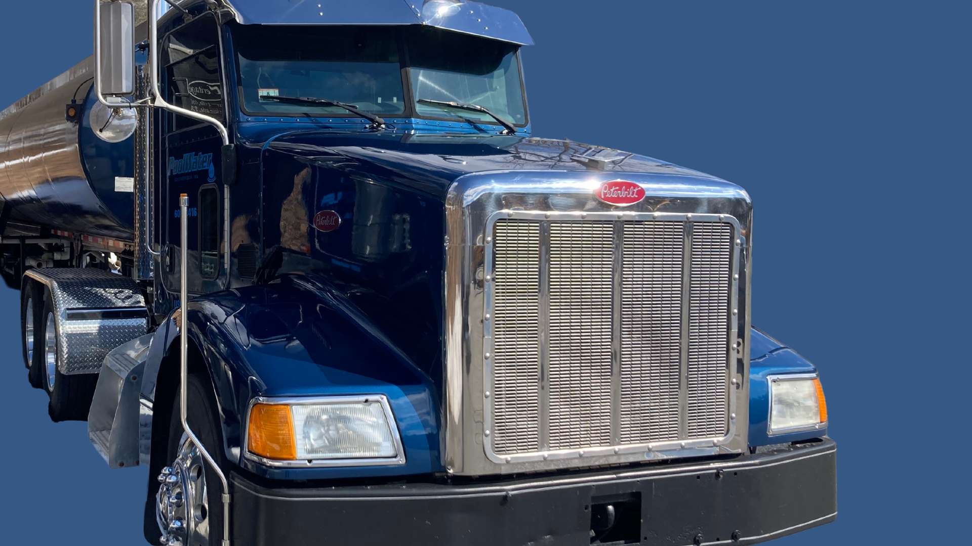 Pool water delivery services out of Sturbridge, Massachusetts.