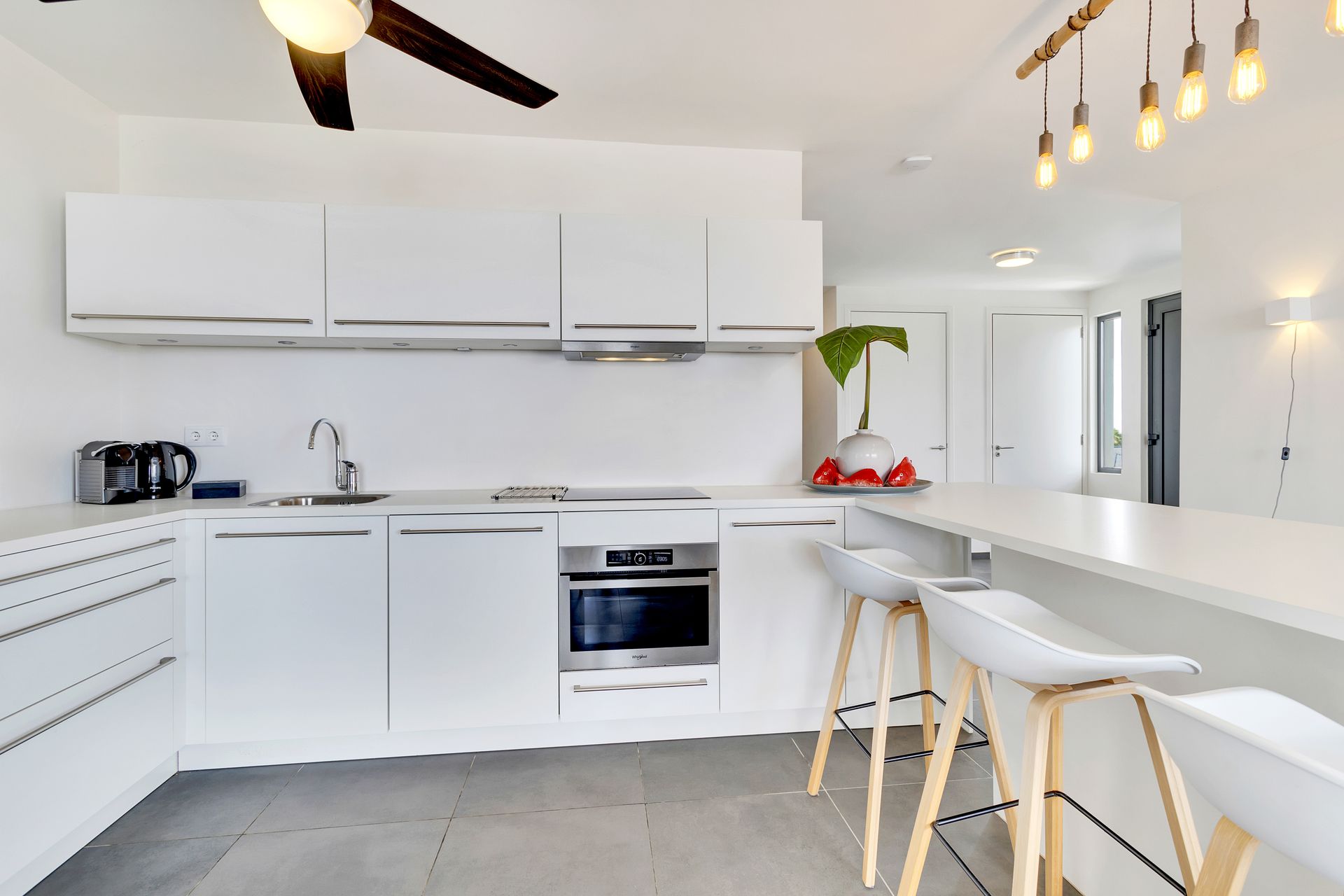 Illustration of Luxury Penthouse With Outdoor Kitchen