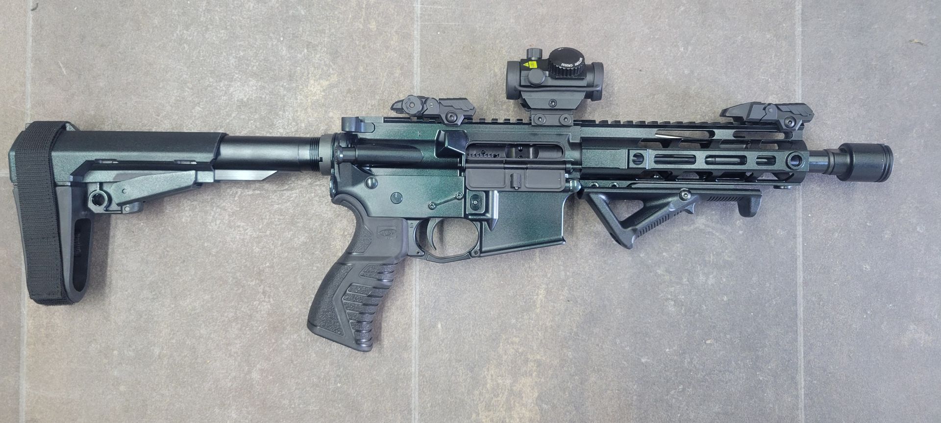 A photo of plain black gun