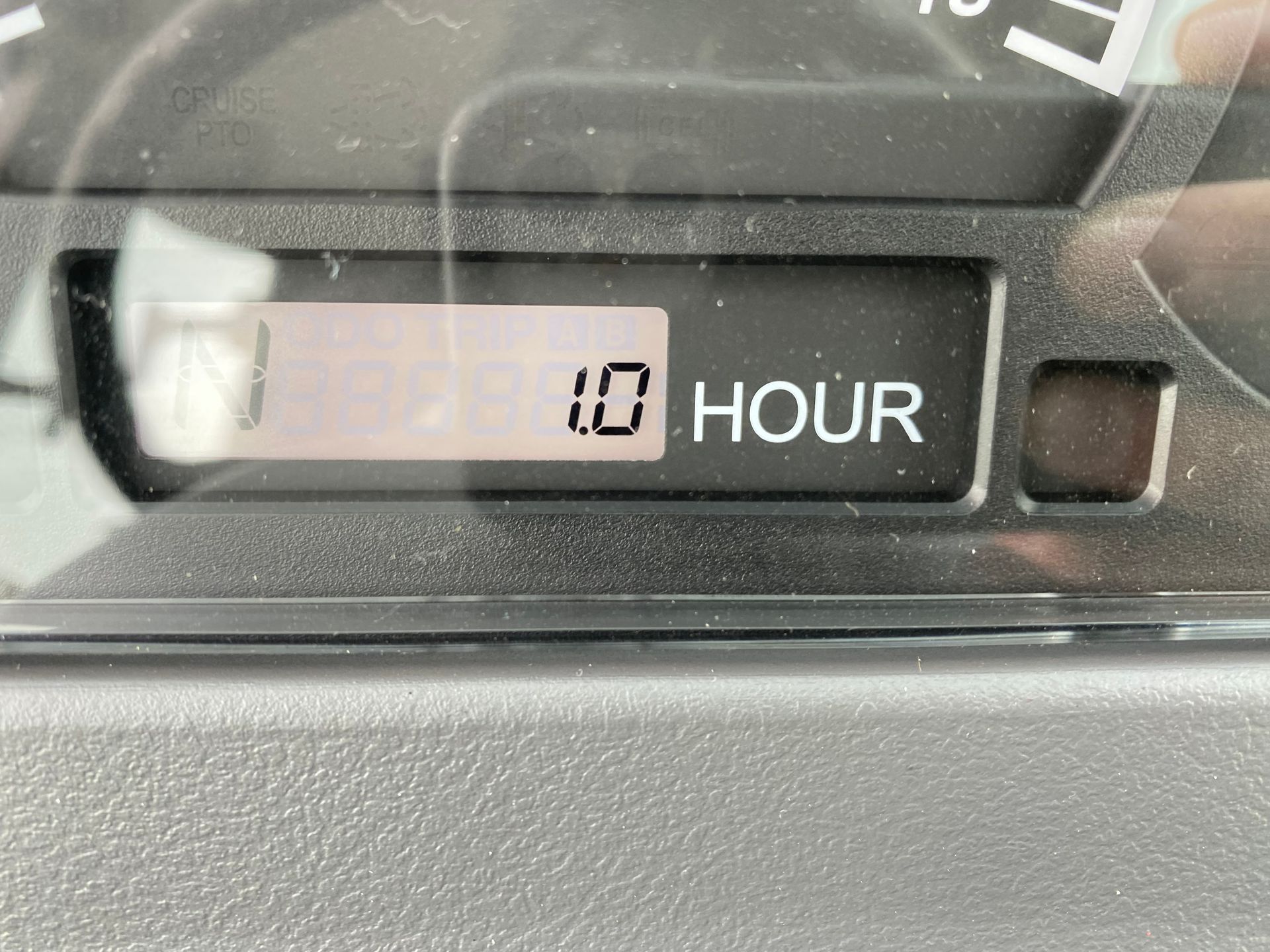 Digital display showing 