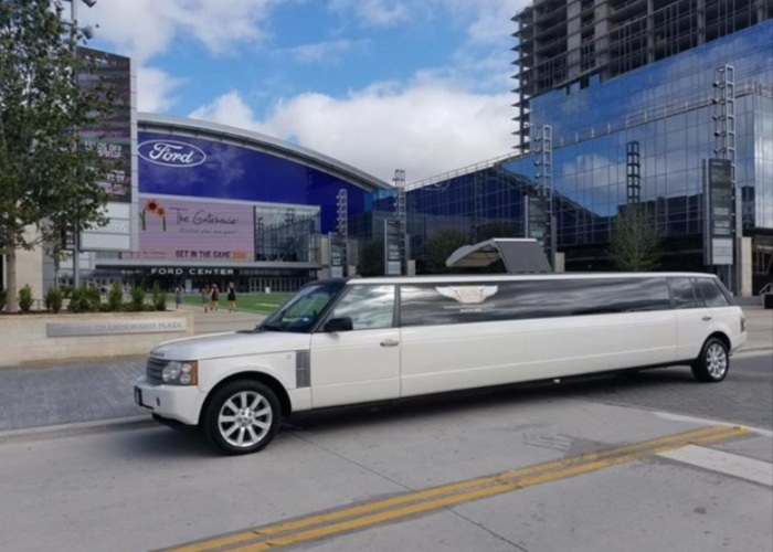 Beautiful White Limo