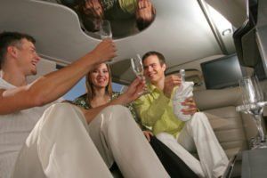 Happy Client Tossing Wine