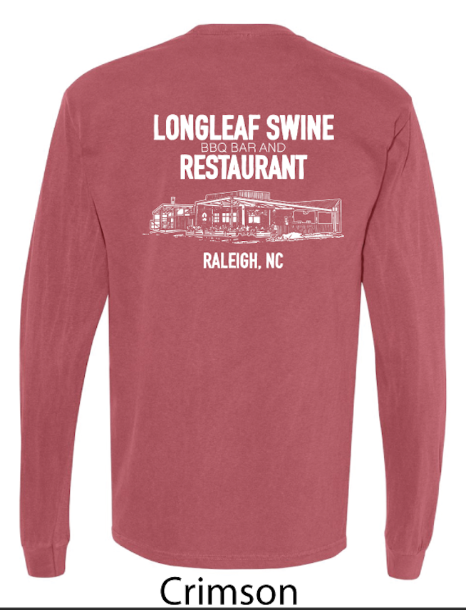 Long Sleeve Building Shirt - Crimson