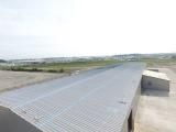 A view of a highway from a bridge.