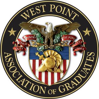 The West Point Association of Graduates circular logo the motto 