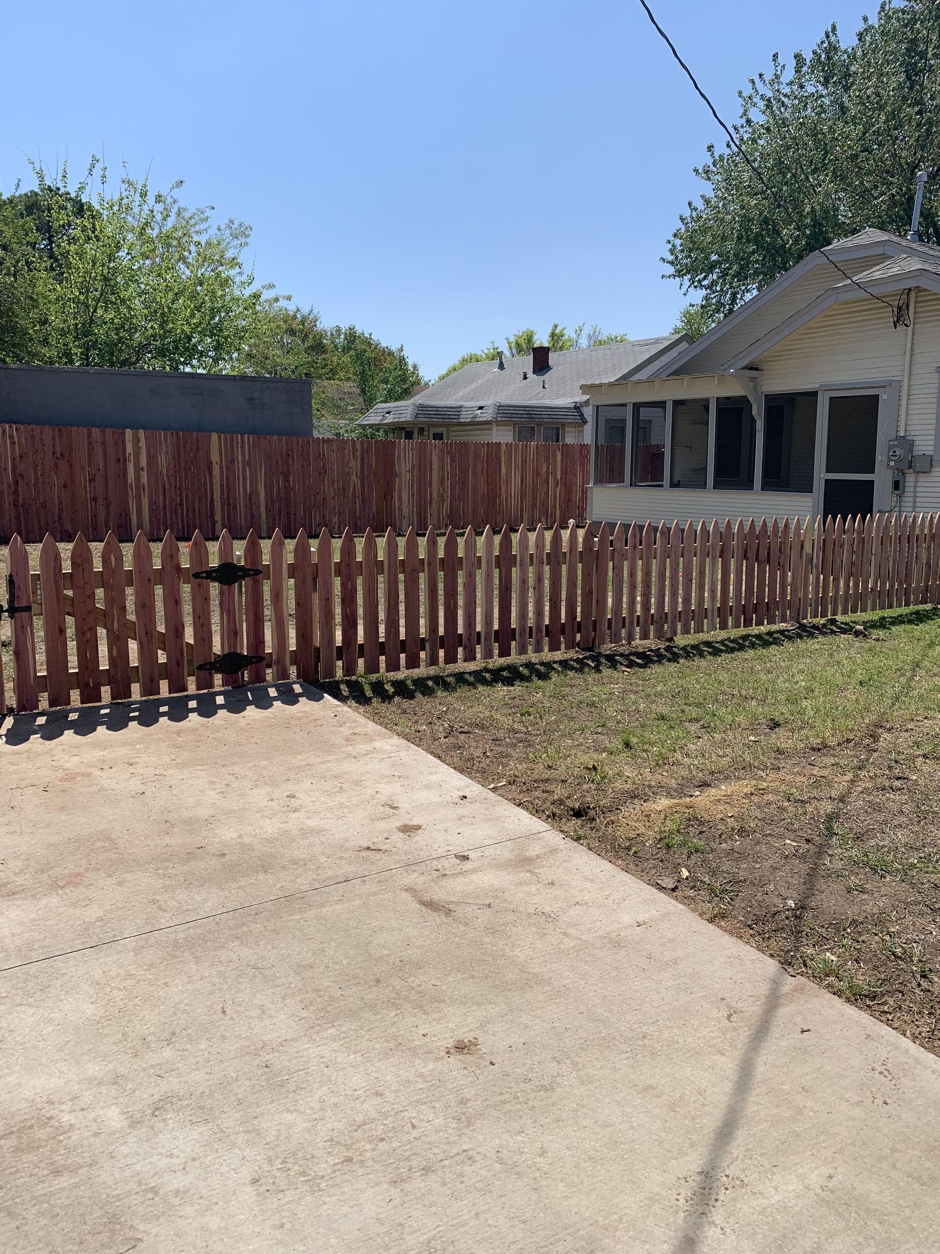 Small Wood Fence
